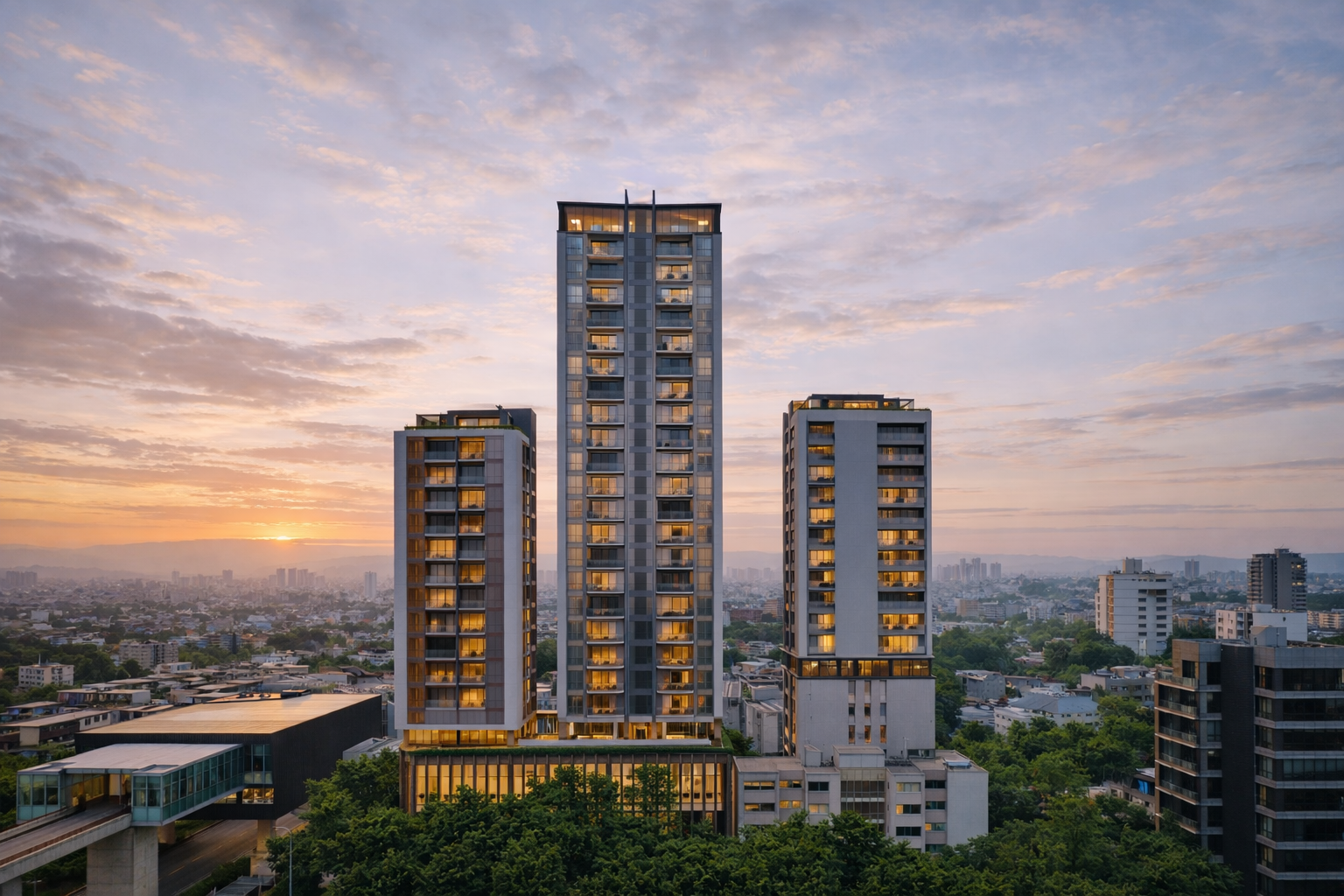 Photo of a study hall area with desks and people studying.